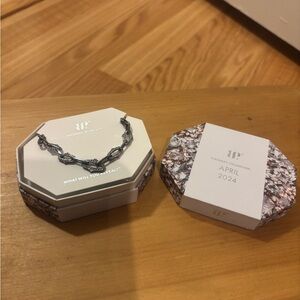 Hematite Plating Necklace by Bomb Party - Never Worn NEW